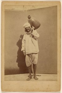 Arab Man Carrying a Jug by Unknown artist