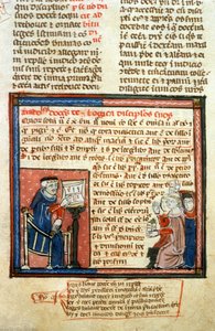Aristotle Teacher - Illuminure of the Middle Ages by Unknown artist