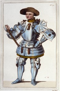 Arthur III of Brittany, Count of Richemont, Constable of France, son of John IV, Duke of Brittany. He fought alongside Joan of Arc at Patay in 1429