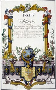 Artillery Treaty - Frontispiece of the Artillery Treaty, by François Lingier, Strasbourg by Unknown artist