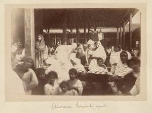 Asuncion, Interior of the Market by Unknown artist