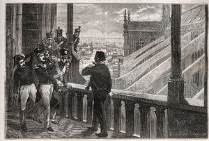 Attacks on Louis-Philippe I - The conspiracy of the Towers of Notre-Dame on January 4 by Unknown artist