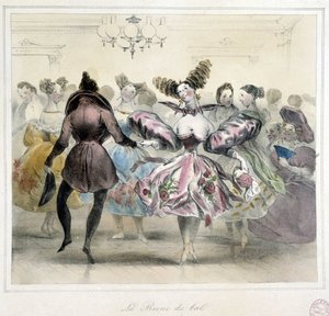 Ball: the queen of the ball - 19th century by Unknown artist