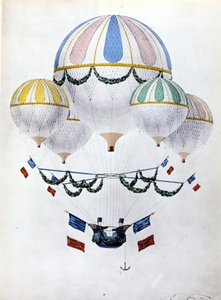Balloon flotilla by Eugène Godard