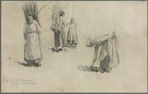 Bavarian Peasants by Unknown artist