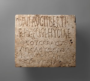 Bilingual Funerary Inscription by Unknown artist