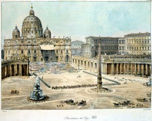 Blessing of the Pope from St. Peter of Rome, c. 1820 by Unknown artist