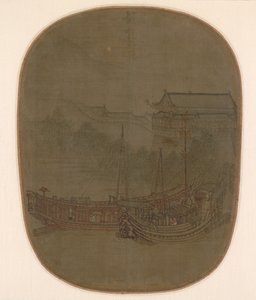 Boats at Anchor by Unknown artist
