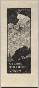 Bookplate: Margarethe Strauss by Unknown artist