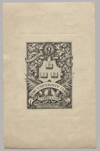 Bookplate: The University Club, Cleveland by Unknown artist