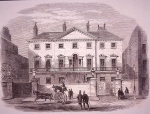 Cambridge House in Piccadilly (1860), Home of PM Lord Palmerston by Unknown artist