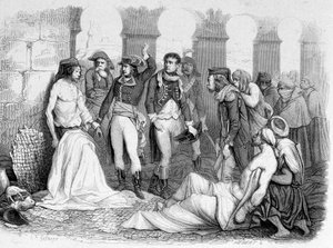 Campaign of Egypt (1798-1801): General Bonaparte Visiting the Pestiferous Hospital in Jaffa, Egypt