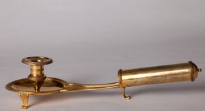 Candlestick, Gilt on Copper, Early 19th Century, Empire Style