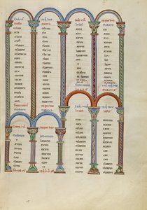 Canon Table Page by Unknown artist