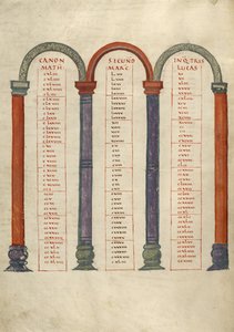 Canon Table Page by Unknown artist