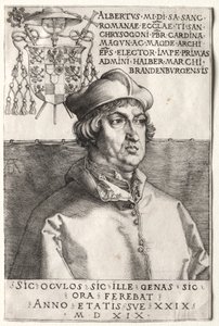 Cardinal Albrecht of Brandenburg - The Small Plate by Unknown artist