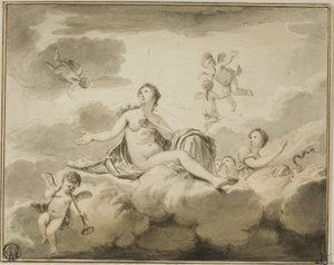 Ceiling Design: Truth Triumphant, with Prudence and Others