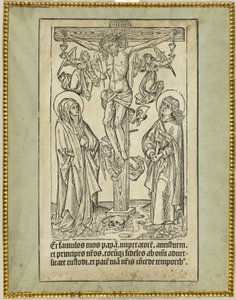 Christ on the Cross with Angels by Unknown artist
