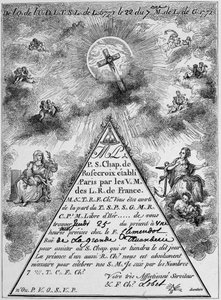 Convocation of a rose-cross (facsimile) - France