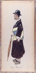Costume for a Character from the Choir of the Opera Madame Butterfly by Giacomo Puccini in 1904. Collection of the Museo della Scala in Milan by Unknown artist