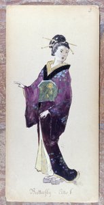 Costume of Madame Butterfly Act II for the Creation of Madame Butterfly by Giacomo Puccini in 1904. Collection of the Museo della Scala in Milan by Unknown artist