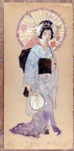 Costume of Madame Butterfly for the first act for the creation of Madame Butterfly by Giacomo Puccini in 1904. Collection of the Museo della Scala in Milan by Unknown artist