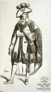 Costume of the members of the Executive Board by Unknown artist