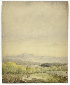 Couple Holding Hands in a Field by Unknown artist