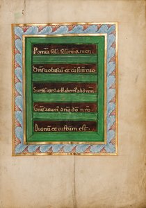 Decorated Incipit Page by Unknown artist