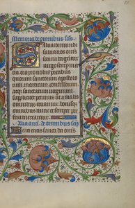 Decorated Initial S by Unknown artist
