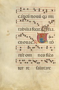 Decorated Initial V by Unknown artist