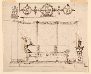 Design for Bedroom Furniture by Unknown artist