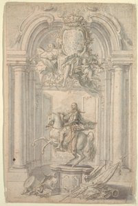 Design for Equestrian Monument of Charles III by Unknown artist