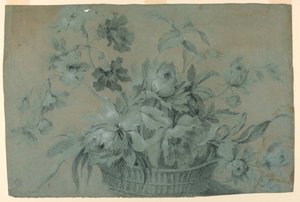 Design for a Flower Basket Motif
