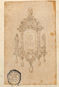 Design for a Pendant in Shape of Niche