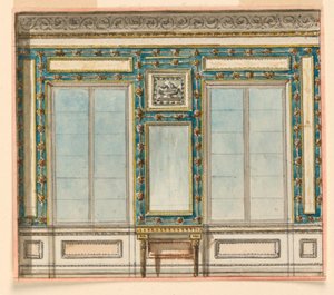 Design for a Window Wall by Unknown artist