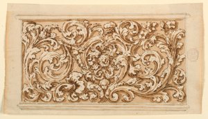 Design for an Oblong Panel by Unknown artist