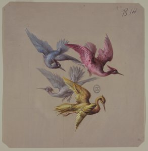 Designs for Wallpaper and Textiles: Birds by Unknown artist