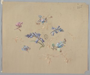 Designs for Wallpaper and Textiles: Flowers by Unknown artist