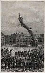 Destruction of the Vendome Column during the Commune