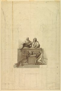 Detailed View of the Three Figures by Unknown artist