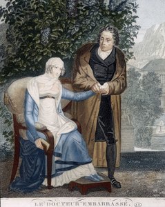 Doctor Embossed (in front of a sick woman)