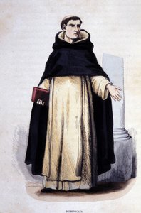 Dominican. Engraving from an album on religious orders, Paris by Unknown artist