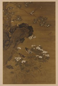 Ducks on the Autumn Stream by Unknown artist