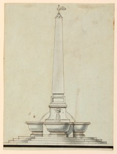 Elevation of a Fountain by Unknown artist