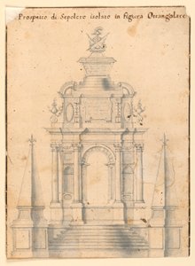 Elevation of a Sepulcher Monument by Unknown artist