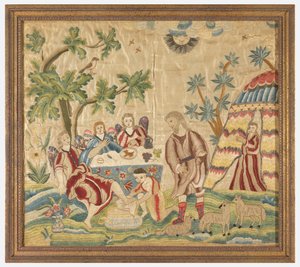 Embroidered Picture by Unknown artist