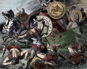 Epaminondas Rescues Pelopidas by Unknown artist