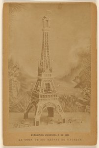 Exposition Universelle of 1889. The 300 Meter High Tower. by Unknown artist