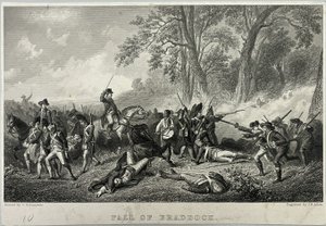 Fall of Braddock by Unknown artist